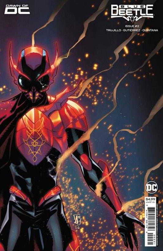 Blue Beetle #2 Cover B Adrian Gutierrez Card Stock Variant - The Fourth Place