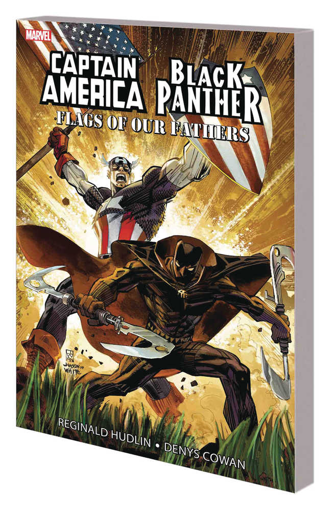 Captain America Black Panther Flags Our Fathers New Printing - The Fourth Place