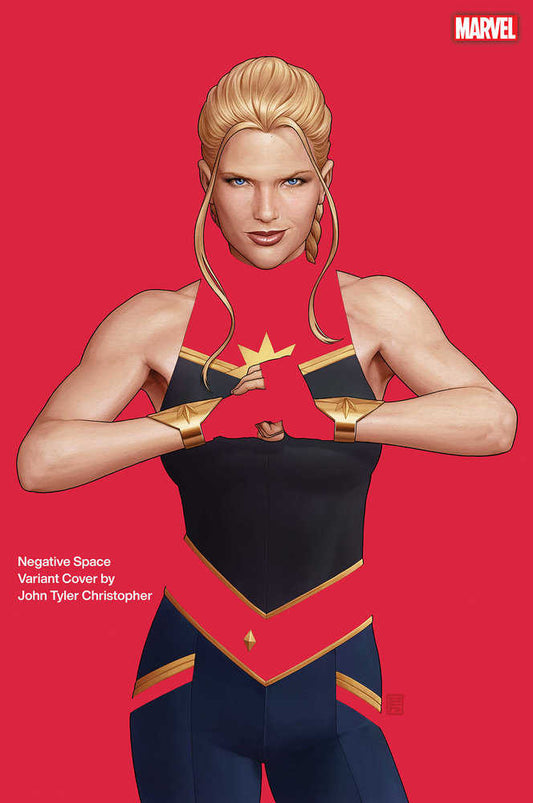 Captain Marvel 1 John Tyler Christopher Negative Space Variant - The Fourth Place