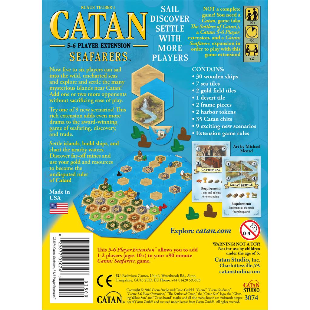 Catan 5-6 Player Extension: Seafarers - The Fourth Place