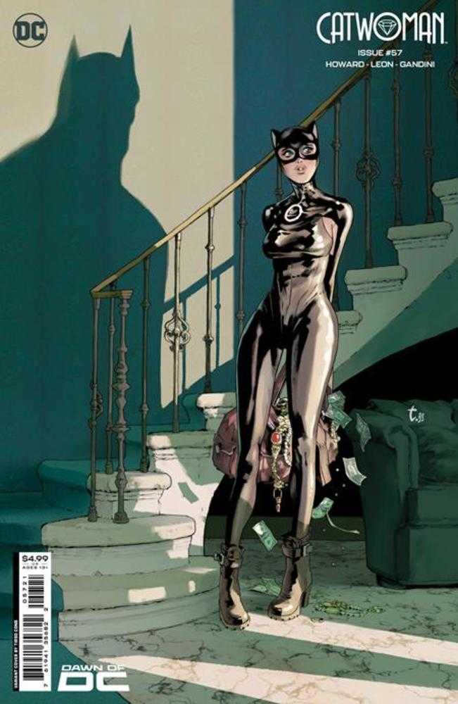 Catwoman #57 Cover B Tirso Cons Card Stock Variant (Batman Catwoman The Gotham War) - The Fourth Place