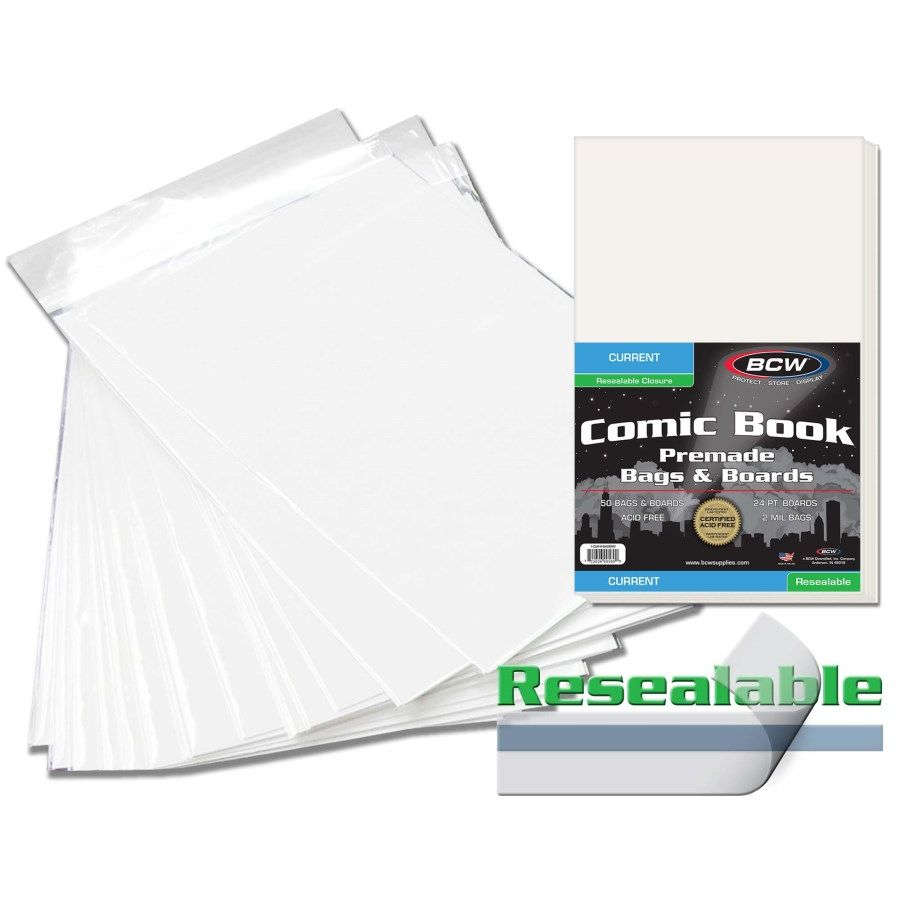 Comic Book Bags: Resealable, Current Size - The Fourth Place