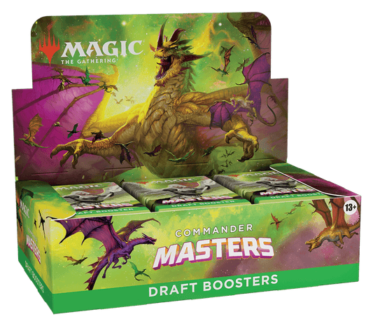 Commander Masters Draft Booster Display box - EARLY PREORDER BY JUNE 30 - The Fourth Place