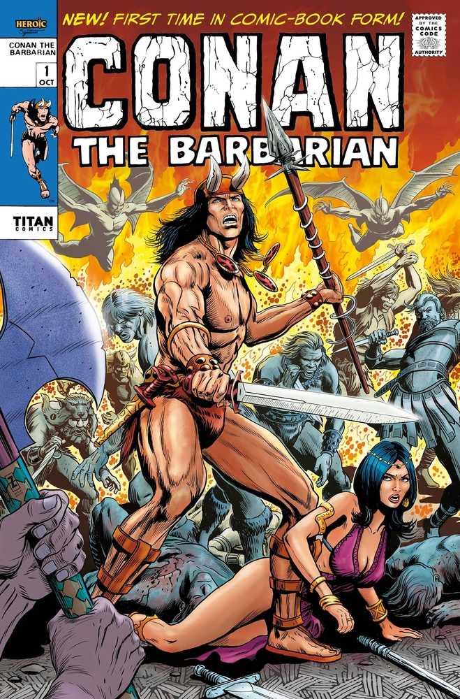 Conan Barbarian #1 Cover D Zircher Retro (Mature) - The Fourth Place