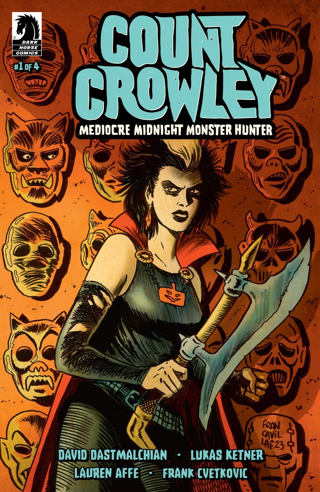 Count Crowley: Mediocre Midnight Monster Hunter #1 (Cover B) (Francesco Francavilla) - The Fourth Place