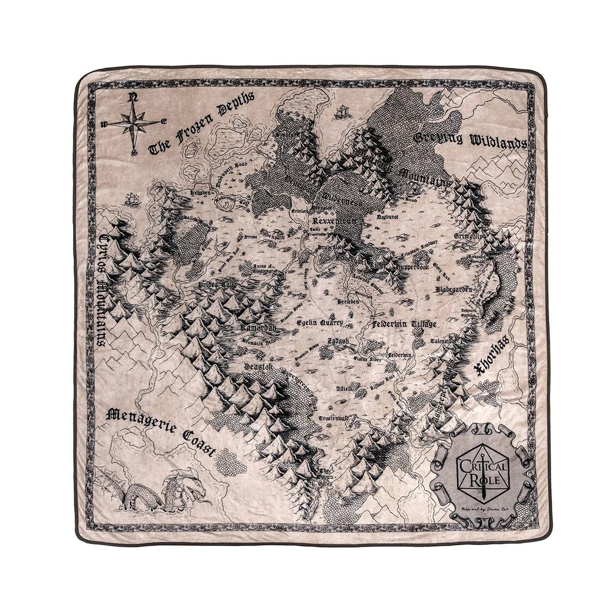 Critical Role Dwendalian Empire Minky Blanket - The Fourth Place