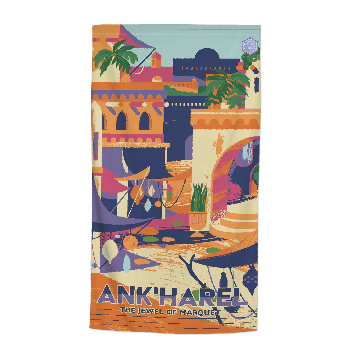 Critical Role Jewel of Marquet Beach Towel - The Fourth Place