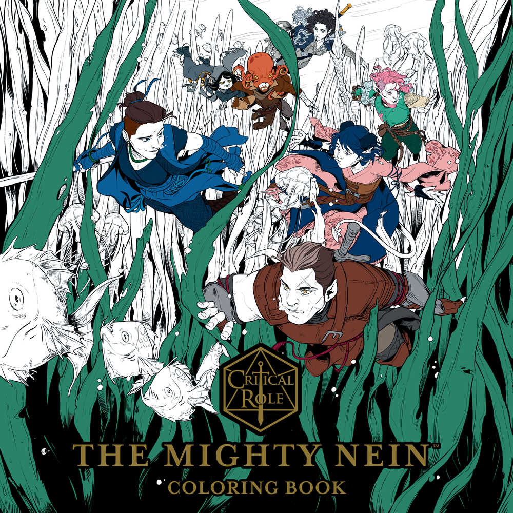 Critical Role Mighty Nein Adult Coloring Book TPB - The Fourth Place
