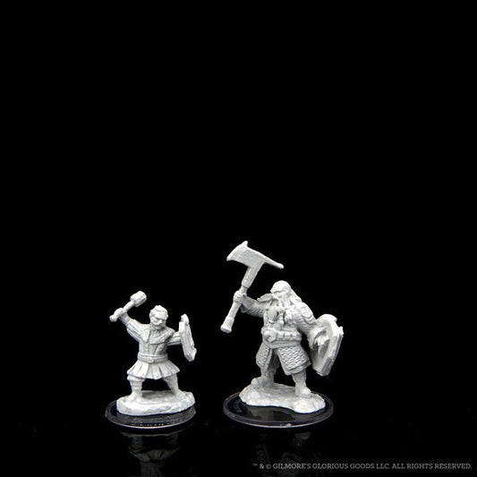 Critical Role Unpainted Miniatures: Wave 2- Kymal Militia Brawler & Jorenn Militia Holy Axeman - The Fourth Place