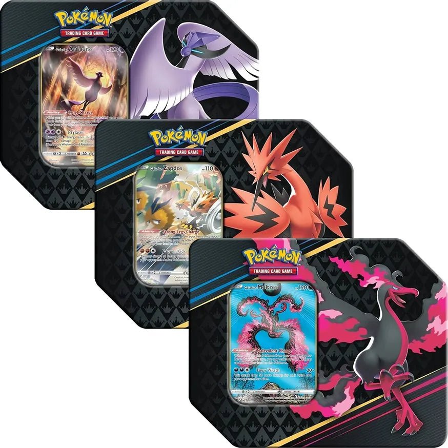 Crown Zenith Collection Tin (1 of 3: Galarian Articuno, Zapdos, or Moltres) - The Fourth Place