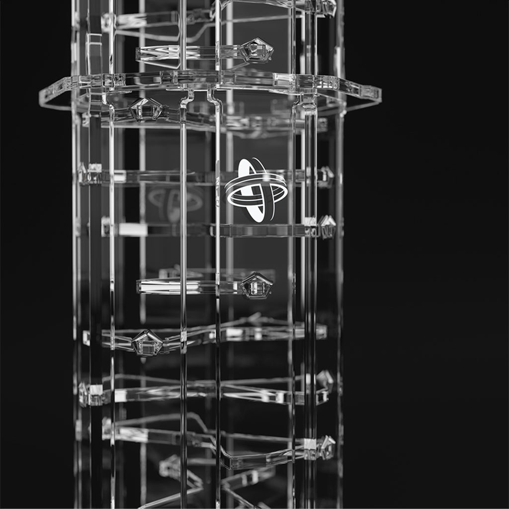 Crystal Twister Premium Dice Tower - The Fourth Place