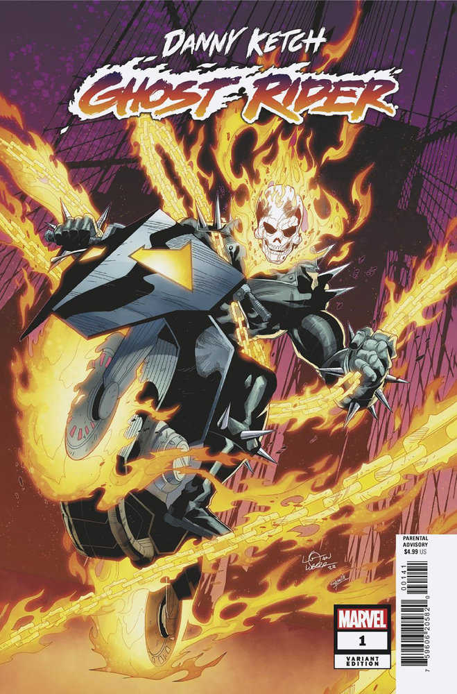 Danny Ketch: Ghost Rider 1 Logan Lubera Variant - The Fourth Place