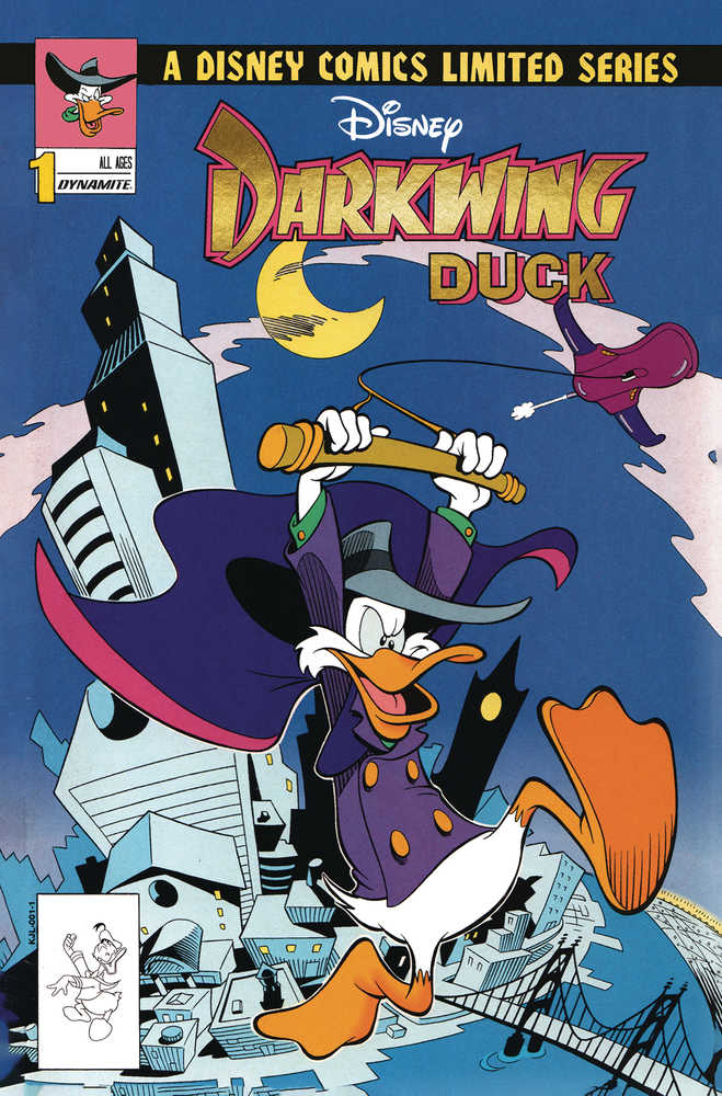 Darkwing Duck #1 Cover D Facsimile Gold Foil Logo - The Fourth Place