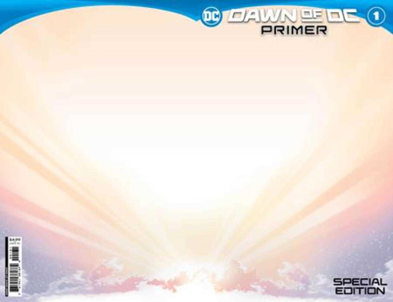 Dawn Of DC Primer 2023 Special Edition Blank Variant - The Fourth Place