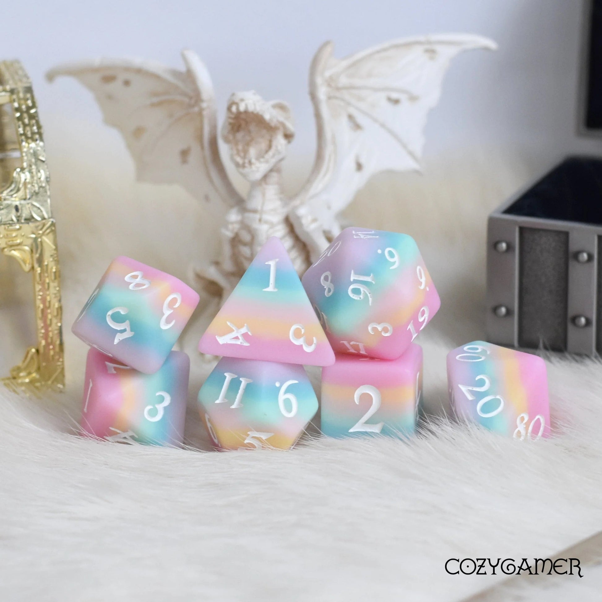 Dazed and Dreamy - 7 Dice Set - The Fourth Place