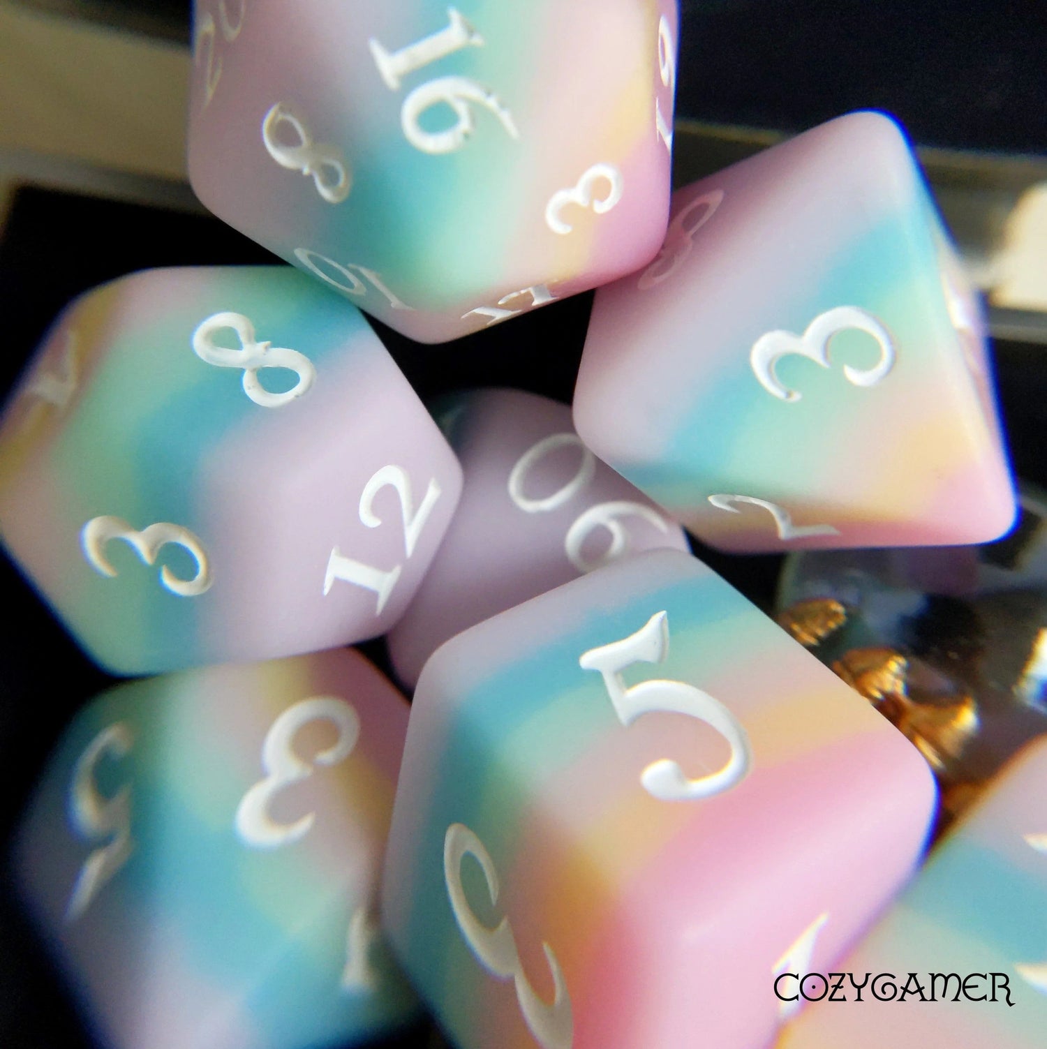 Dazed and Dreamy - 7 Dice Set - The Fourth Place