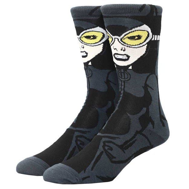 DC Comics Catwoman Rebirth Animigos 360 Character Socks - The Fourth Place