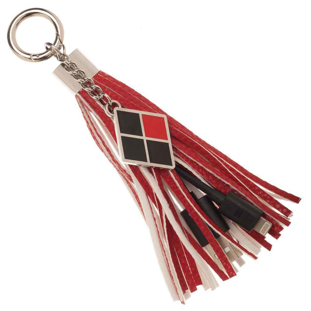 DC Comics Harley Quinn Tassel USB Keychain Charger - The Fourth Place