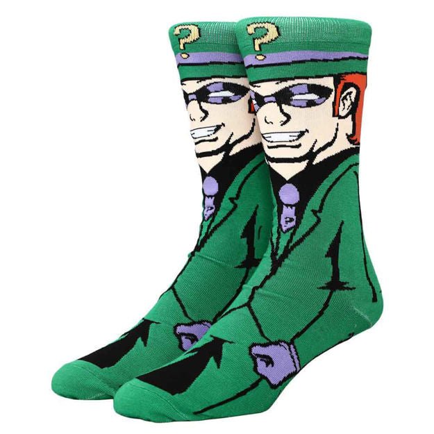 DC Comics Riddler Rebirth Animigos 360 Character Socks - The Fourth Place