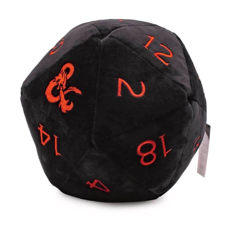 D&D Jumbo d20 Plush: Black & Red - The Fourth Place