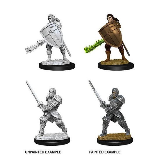 D&D Minis: Wave 8- Male Human Fighter - The Fourth Place