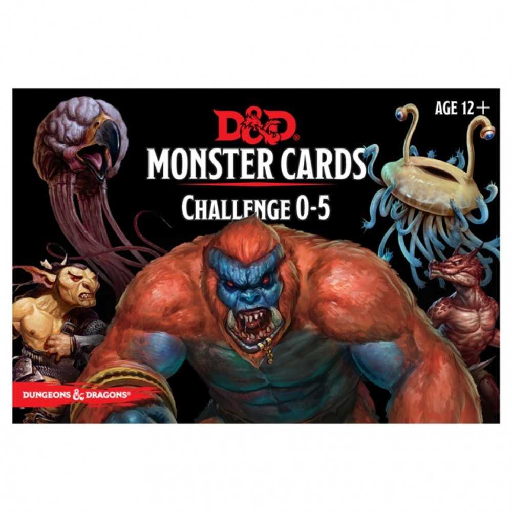 D&D Monster Cards: Challenge 0-5 - The Fourth Place