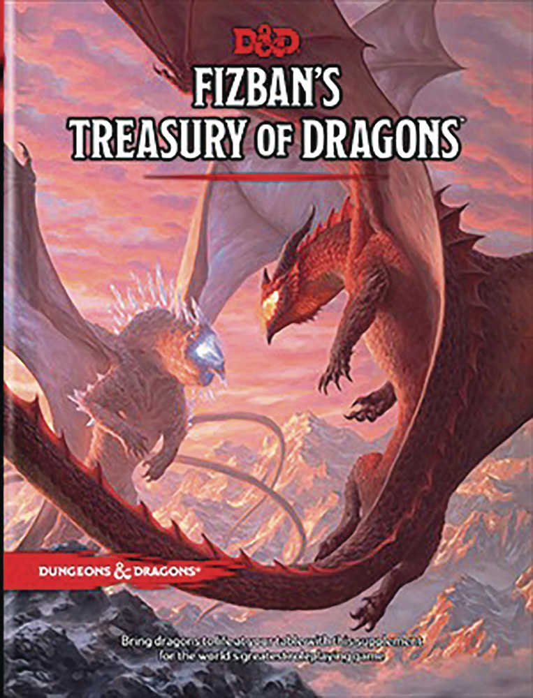 D&D Role Playing Game Fizbans Treasury Of Dragons Hardcover - The Fourth Place