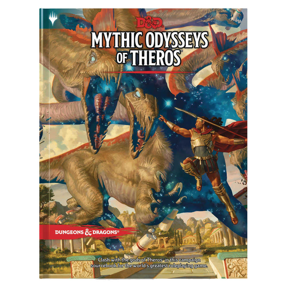 D&D Role Playing Game Mythic Odysseys Of Theros Hardcover - The Fourth Place
