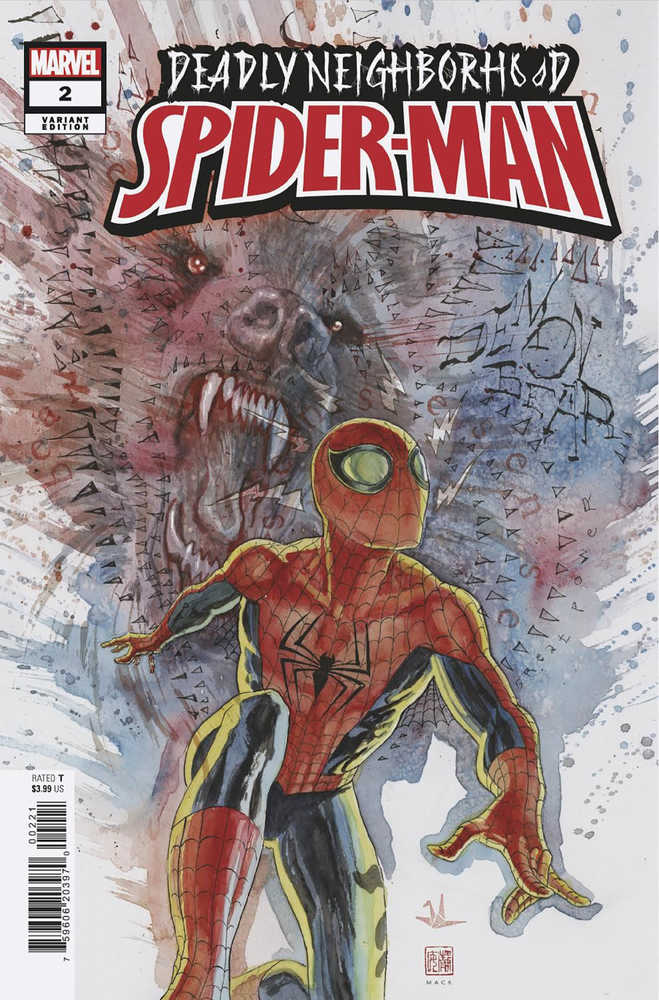 Deadly Neighborhood Spider-Man #2 (Of 5) David Mack Variant - The Fourth Place