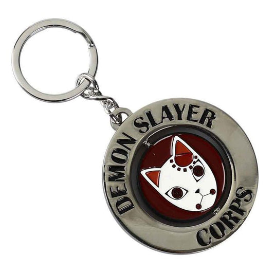 Demon Slayer Fox Warding Mask Spinner Keychain - The Fourth Place