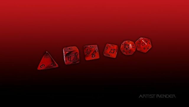 DIE: RPG - Resin Dice Set - The Fourth Place