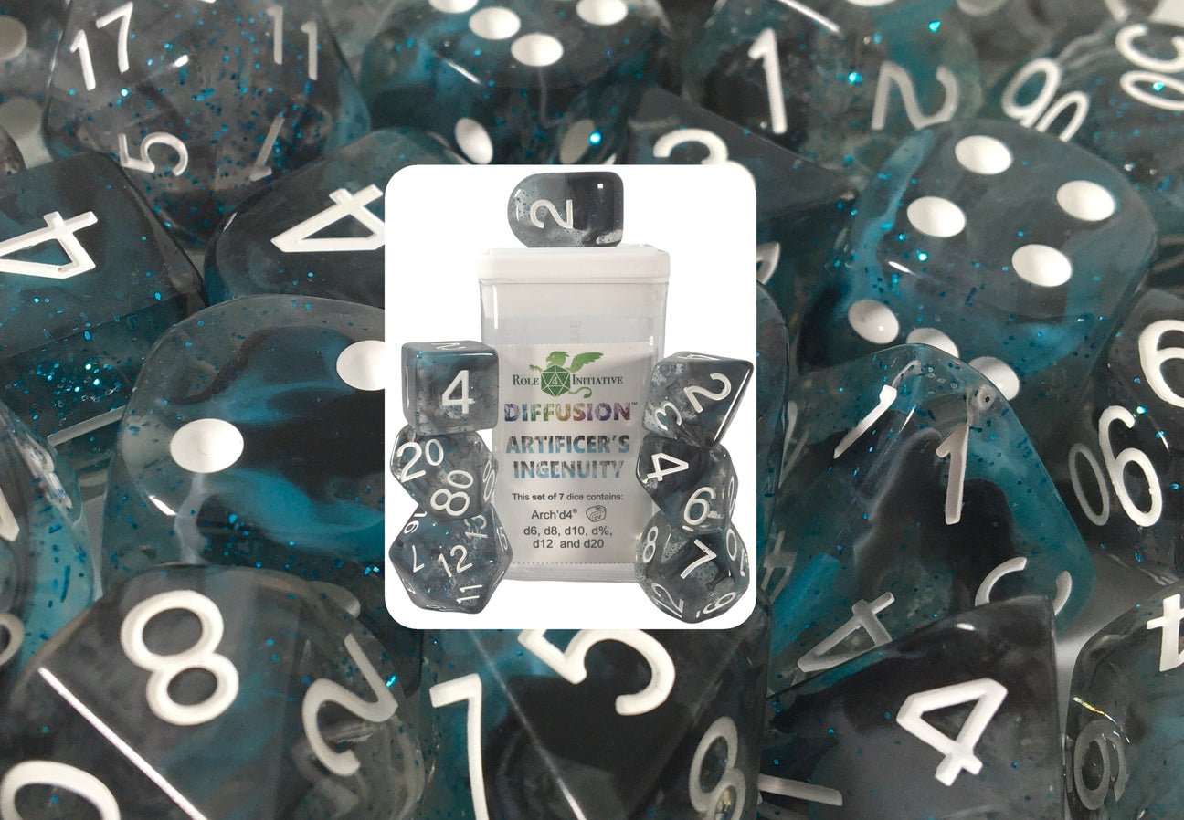 Diffusion Artificer’s Ingenuity - 7 dice set (with Arch’d4™) - The Fourth Place