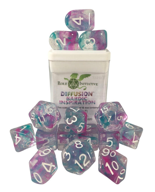 Diffusion Bardic Inspiration - 15 dice set (with Arch’d4™) - The Fourth Place