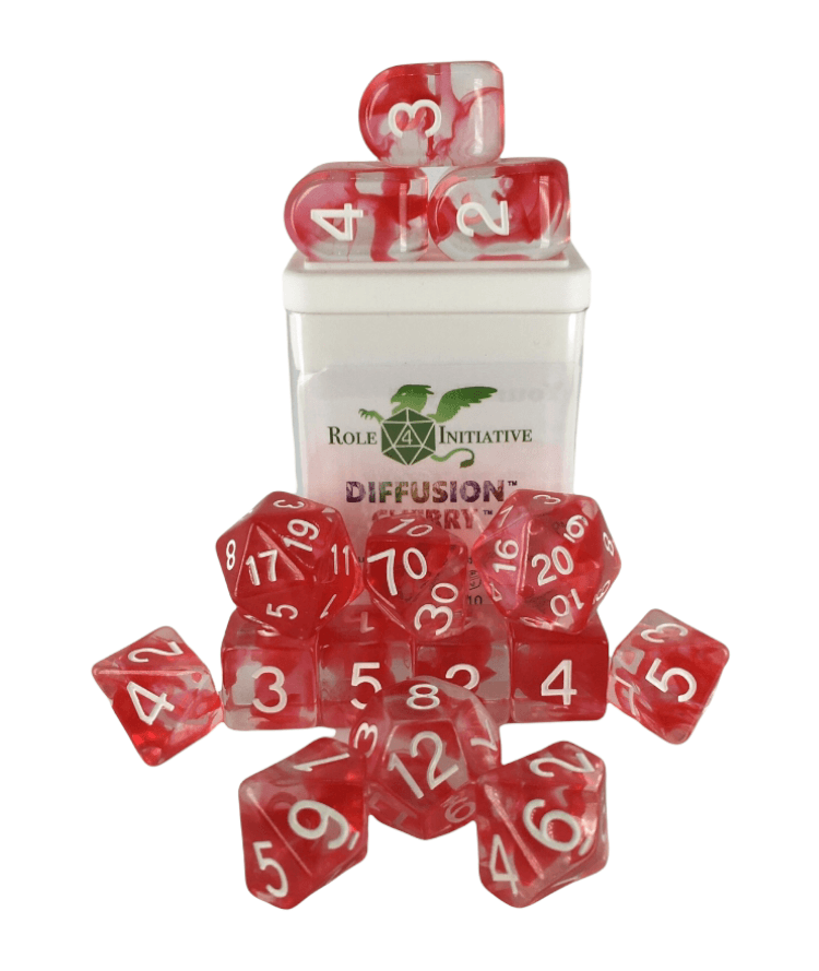 Diffusion Cherry - 15 dice set (with Arch’d4™) - The Fourth Place
