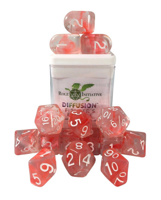 Diffusion Fighter's Resolve - 15 dice set (with Arch’d4™) - The Fourth Place