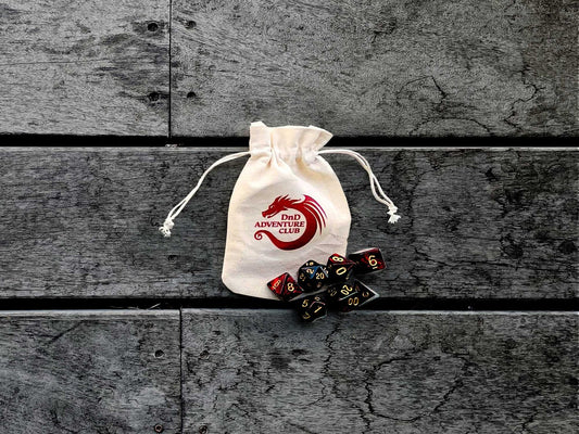 Dnd Adventure Club Dice & Pouch Set - The Fourth Place