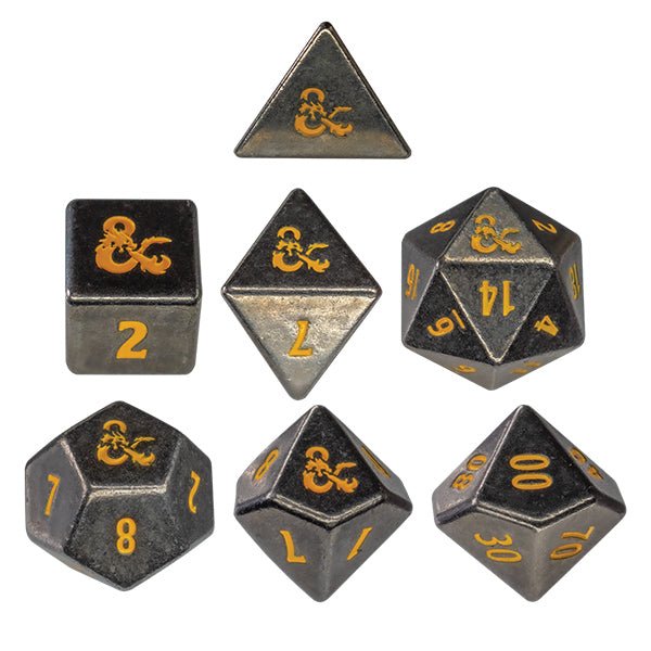 Dungeons & Dragons Heavy Metal RPG Dice Set - The Fourth Place