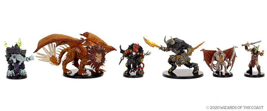 Dungeons & Dragons: Icons of the Realms Figure Pack - Descent into Avernus - Arkhan the Cruel and the Dark Order - The Fourth Place