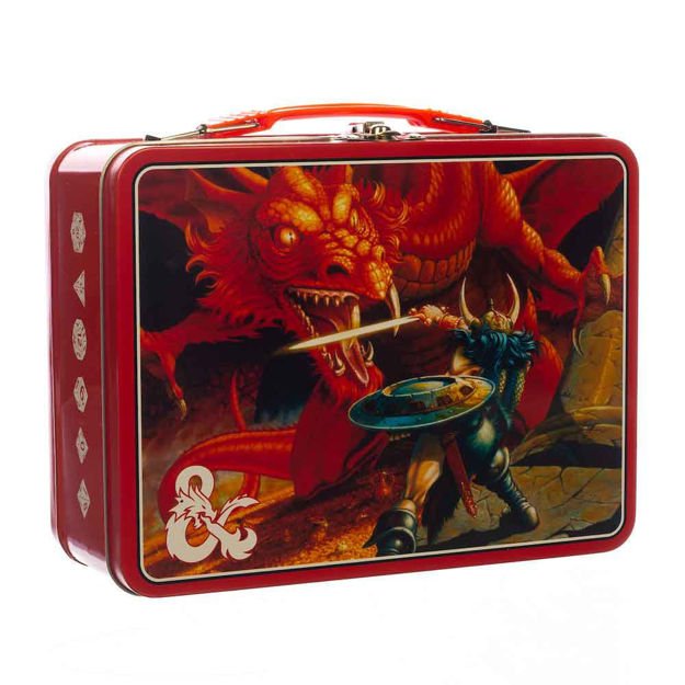 Dungeons & Dragons Large Tin Tote (Red Box Art) - The Fourth Place