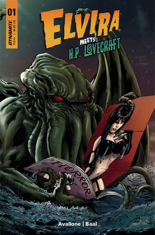 Elvira Meets Hp Lovecraft #1 Cover B Baal - The Fourth Place