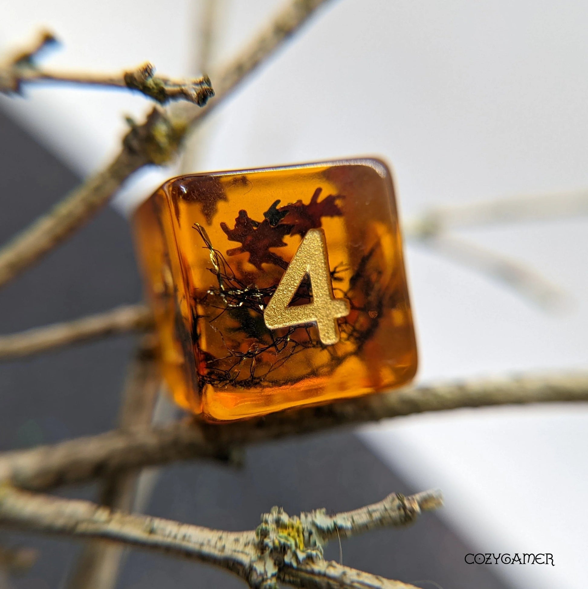 Falling Leaves - 7 Dice Set - The Fourth Place