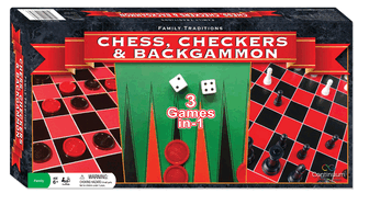 Family Traditions Checkers, Chess and Backgammon - The Fourth Place