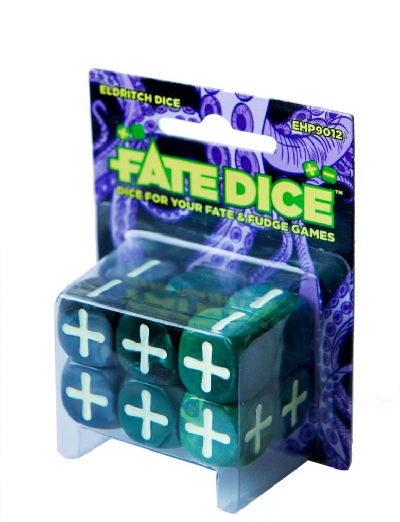 Fate Core RPG: Fate Dice - Eldritch (12) - The Fourth Place