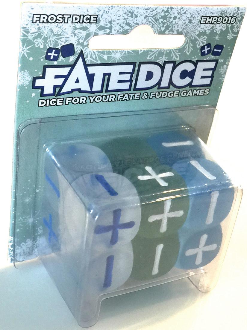 Fate Core RPG: Fate Dice - Frost (12) - The Fourth Place