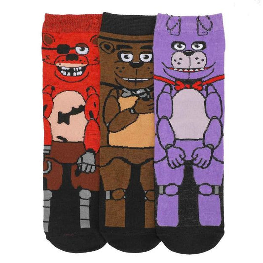 Five Nights at Freddy's 3 Pair Youth Animigos 360 Character Socks - The Fourth Place