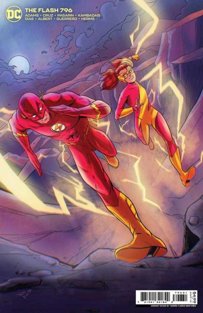 Flash #796 Cover C Yasmin Flores Montanez Card Stock Variant (One-Minute War) - The Fourth Place