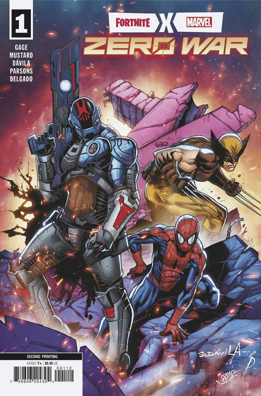 Fortnite X Marvel Zero War #1 (Of 5) 2ND Printing Davila Variant - The Fourth Place