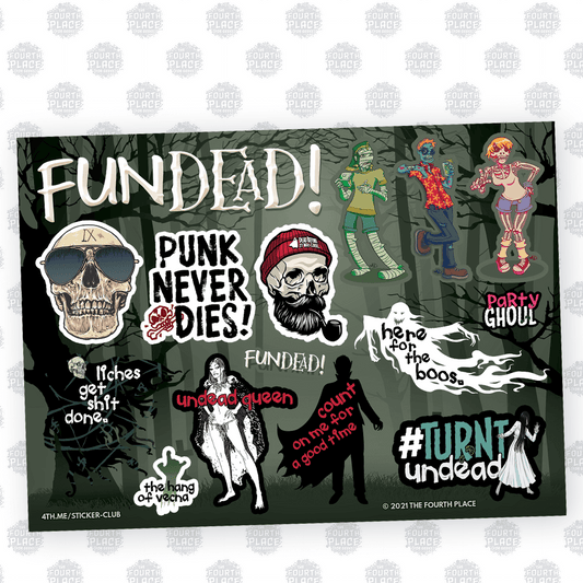 Fundead! Stickers - The Fourth Place