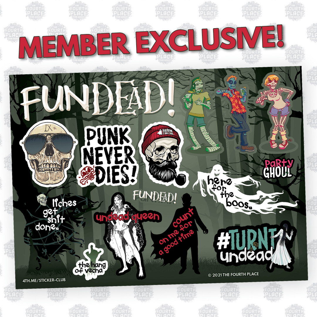 Fundead! Stickers - The Fourth Place