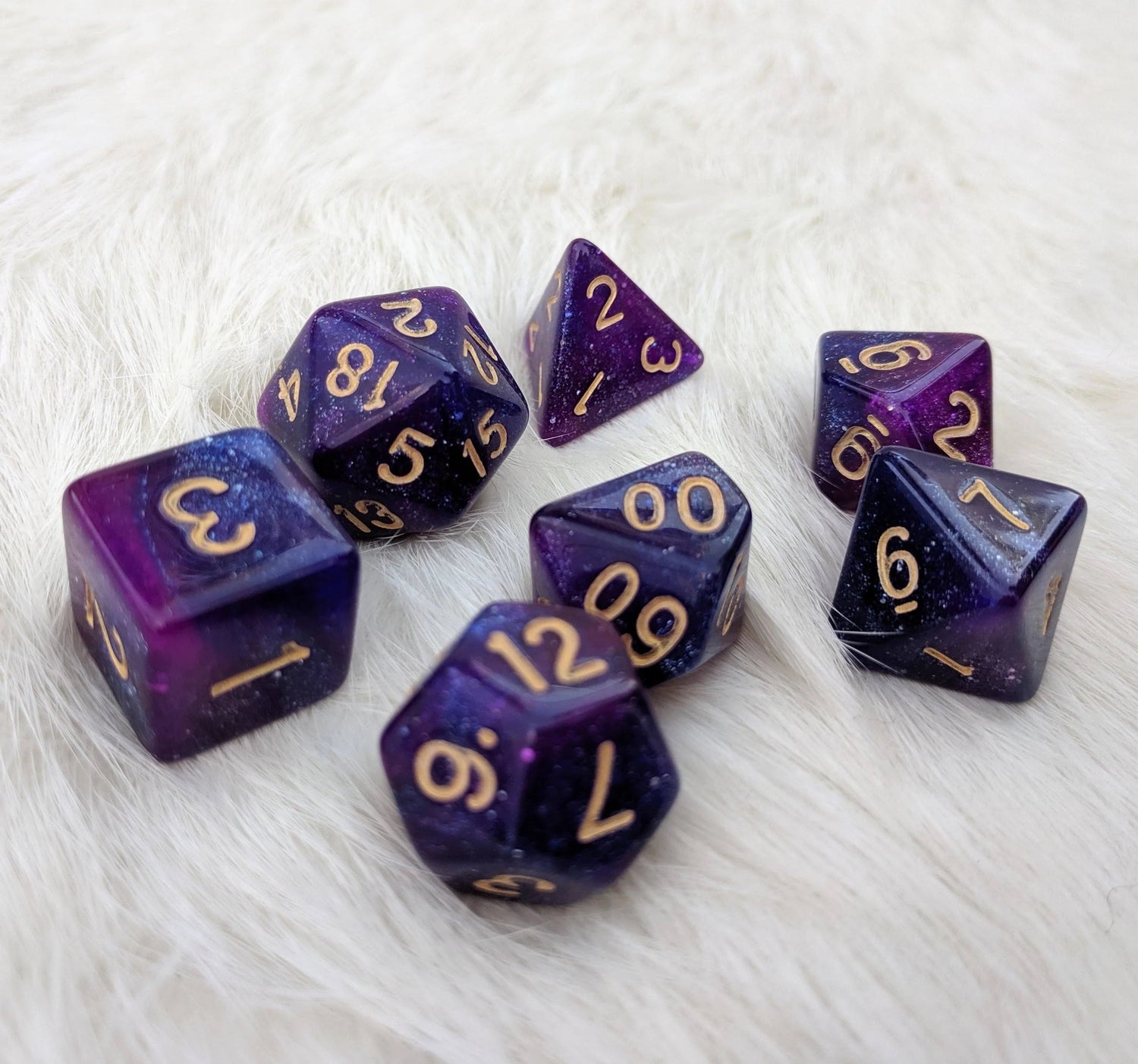 Galactic Dice - 7 Piece Set - The Fourth Place